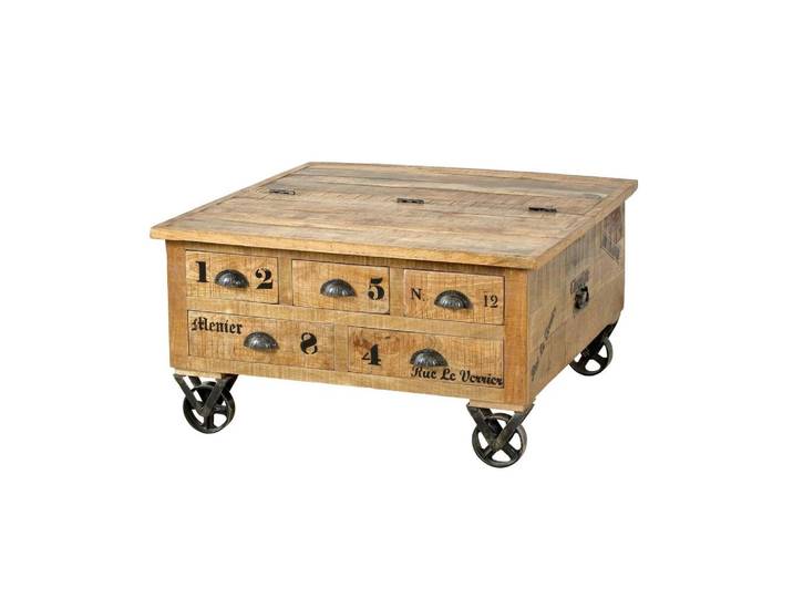 COUCHTISCH Mangoholz B: 90cm
