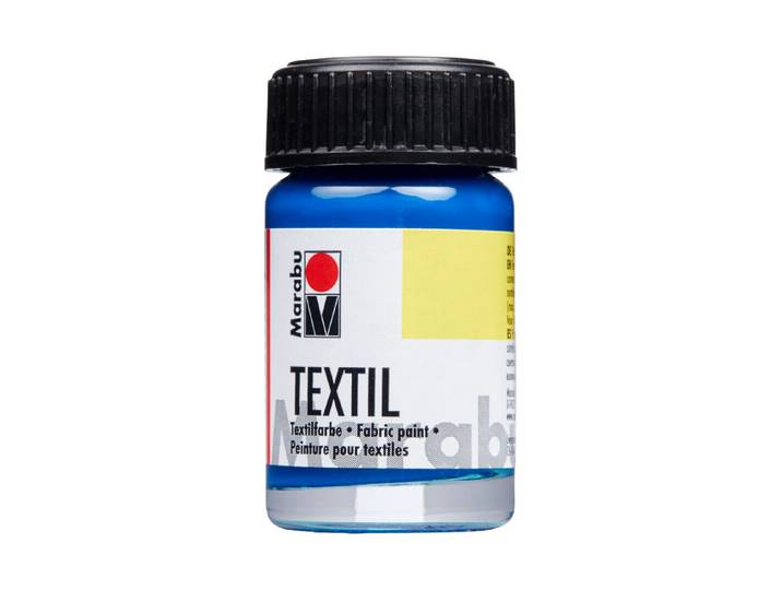 Marabu Textilfarbe Mittelblau 15 ml