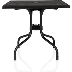 hjh LIVING, Gartentisch + Balkontisch, Travano T1 (79 x 79 x 73 cm)