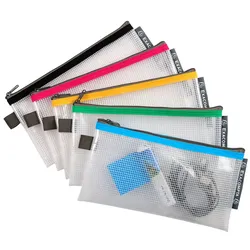 Exacompta Tasche EVA mit Reißverschluss, flexibel aus PP, DL-10x21cm