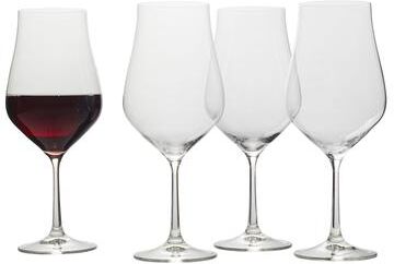 Mikasa Set of 4 Grace Bordeaux Glasses, 22 Oz