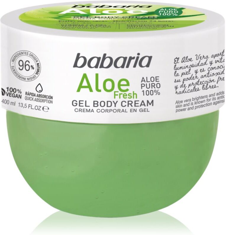 Babaria Aloe Vera Fugtgivende kropsgel Til alle hudtyper 400 ml
