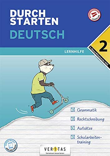 Jutta Hofer - Durchstarten - Deutsch Mittelschule/AHS - 2. Klasse: Lernhilfe - Übungsbuch mit Lösungen - Preis vom 02.10.2026 23:42:20 h