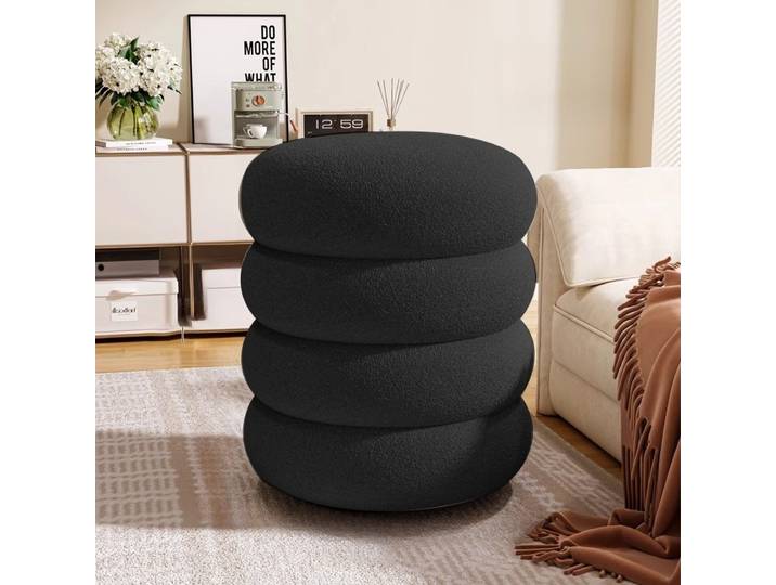 Tabourets de salon chambre coiffeuse tabouret rond nordique Hall d'entrée poufs moderne Simple meubles de décoration de la maison