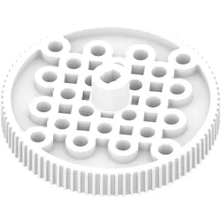 Makeblock Zahnriemenscheibe mit Bund, 90 Zähne, Kunststoff, 4,1 mm Bohrung, Antriebskomponente, 4er-