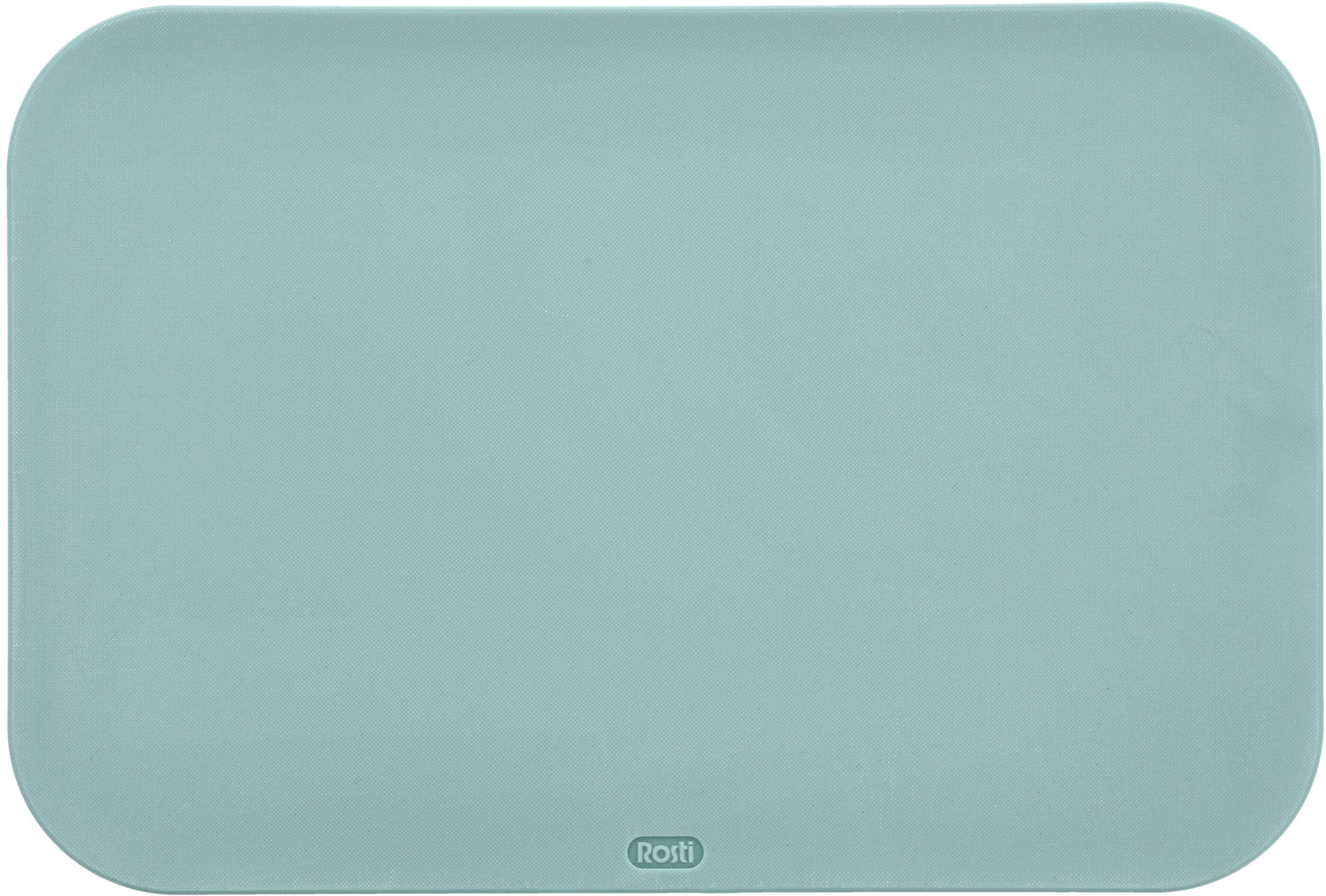 Schneidebrett "Rosti Choptima M 30,5 cm x 20,5 cm", grün (blaugrün), B:30,5cm H:1cm L:20,5cm, Kunststoff, Schneidebretter, Schneidebrett blaugrün B/H/L: 30,5cm x 1cm x 20,5cm