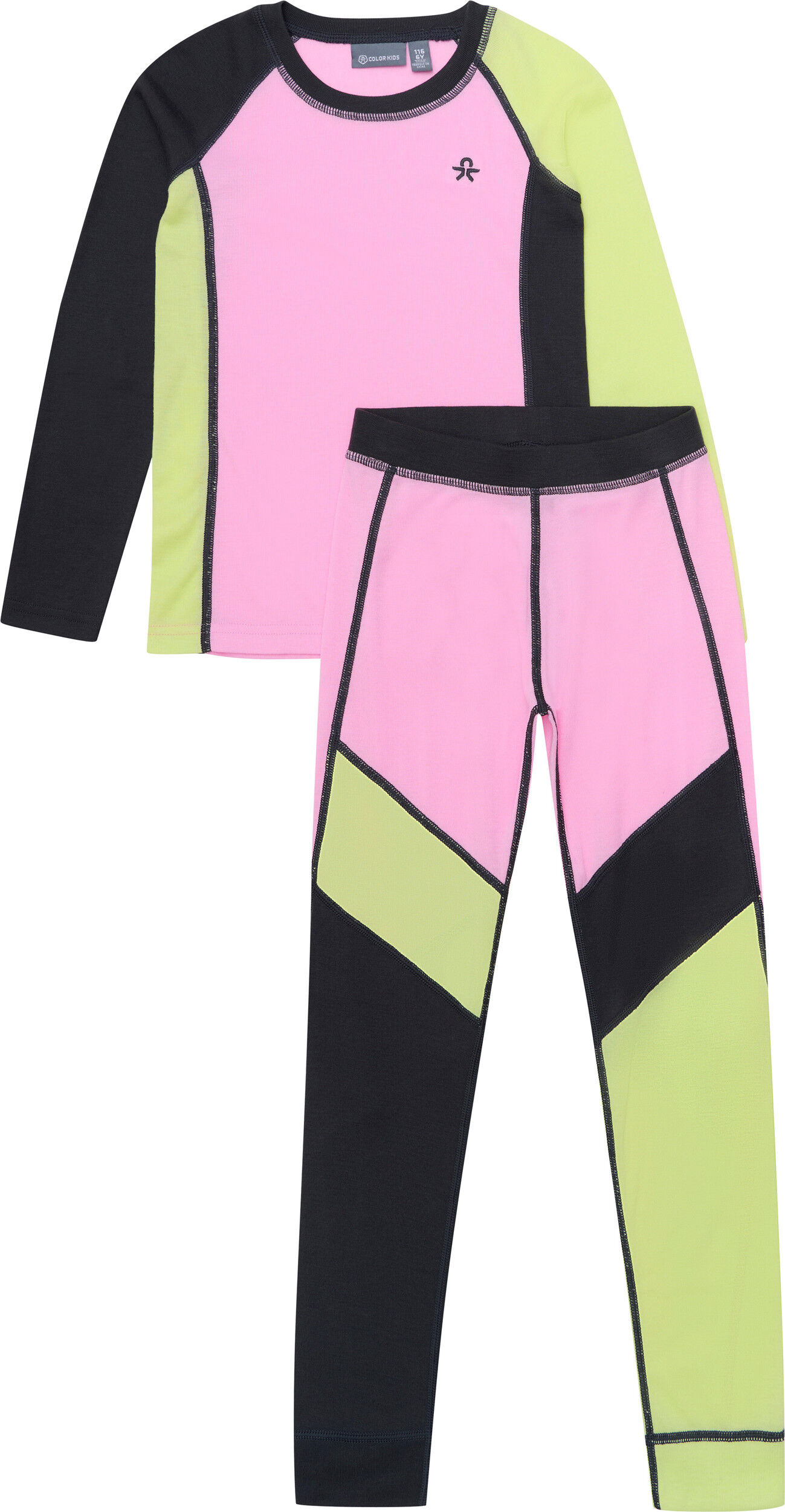 Color Kids Juniors' Ski Underwear Colorblock Bonbon 152