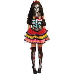 Rubies Day of The Dead Seniora Kostüm für Erwachsene für Damen - S (S)