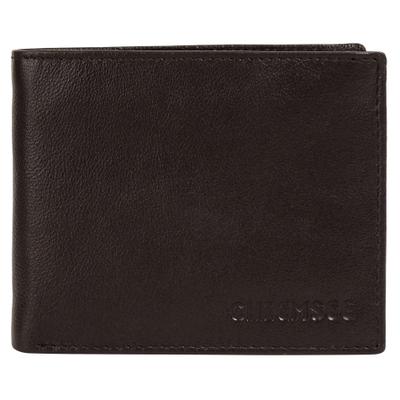 Geldbörse CHIEMSEE "CHIEMSEE Herren echt Leder", Herren, braun, Leder, leicht glänzend, unifarben, Kleinlederwaren, echt Leder