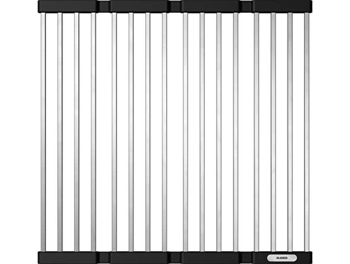 BLANCO Klappmatte Edelstahl/Kunststoff Breite 440 mm [46x43,7x1,3 cm] Breite 440 mm Faltbare Matte für das Waschbecken in der Küche