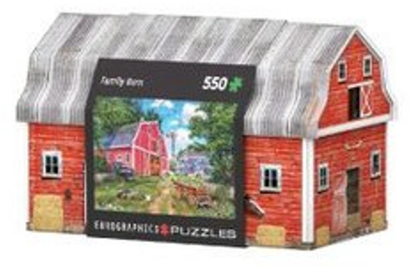 Eurographics Familieboerderij Puzzel in Blikdoos met 550 stukjes