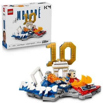 LEGO Editions 43013 Kylian Mbappé, Fußball-Highlights, Fußball-Deko; Bauset für Kinder