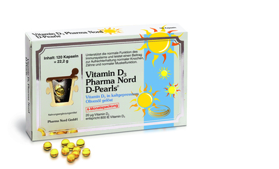 Pharma Nord Vertriebs GmbH VITAMIN D3 PHARMA Nord 20 µg Kapseln 185 g 06558789