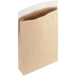 flexiPAK classic Fixverschluss Faltentaschen ca. DIN B4 braun