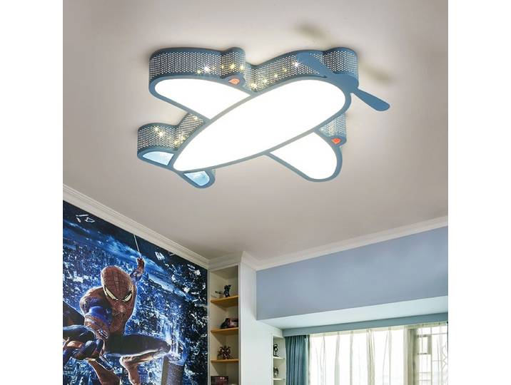 Plafond moderne à LEDs lampes avion pour chambre d'enfants salon intérieur décoration de la maison Lustre éclairage enfant suspension