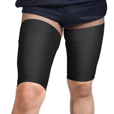 Kompressionsstulpen für die Oberschenkel, Unisex, Kompressionsstulpe für die Kniesehne zur Schmerzlinderung im Quadrizeps, Oberschenkelbandage, ideal für Laufsportverletzungen, Oberschenkelstulpen