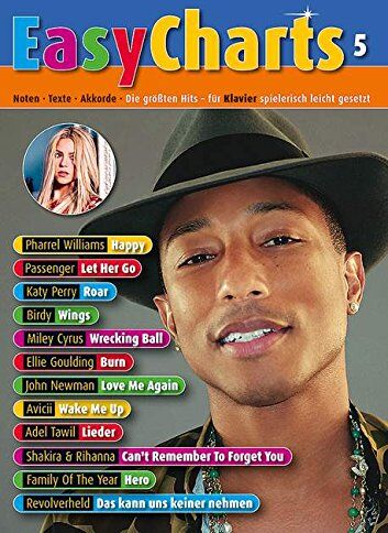 Uwe Bye - Easy Charts 5: Die größten Hits spielerisch leicht gesetzt. Band 5. Klavier / Keyboard. Spielbuch. (Music Factory) - Preis vom 01.10.2026 17:08:56 h
