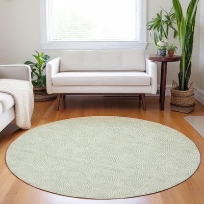 Addison Rugs Machine Washable Indoor/ Outdoor Solid Causal Chantille Rug