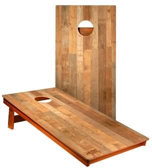 Skip's Garage Distressed Wood Cornhole Boards