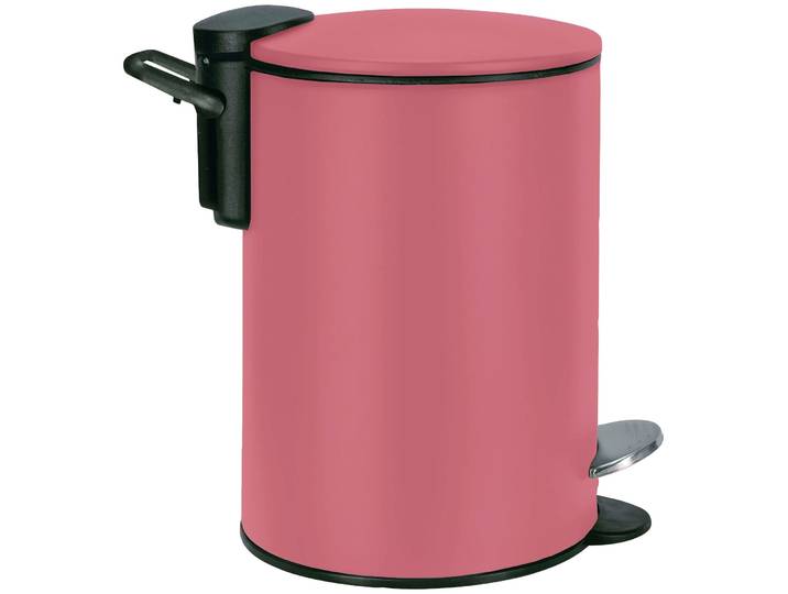 Kosmetikeimer KLEINE WOLKE Silence , lila (beere), B:17cm H:23,6cm T:17cm, Edelstahl, Mülleimer, Kosmetikeimer, 3 Liter