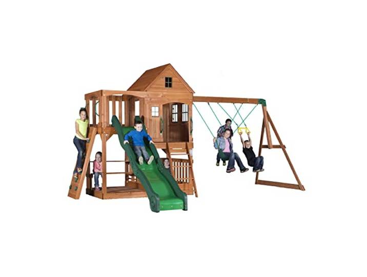 Backyard Discovery Hillcrest XXL Spielturm aus Holz