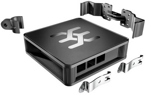 Weidmüller UH20-RPI-4-BASE SBC-Gehäuse Passend für (Entwicklungskits): Raspberry Pi Schwarz