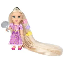 Jakks Pacific Disney Princess 6 Inch Petite Doll with Extra Fashion & Accessories Longest Hair Rapunzel