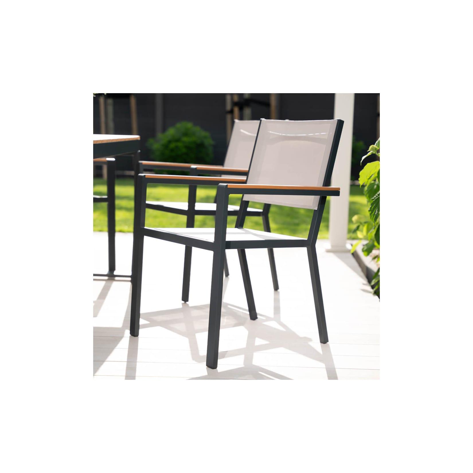 HOME DELUXE Gartenstuhl stapelbar SEDIA - 10erSet