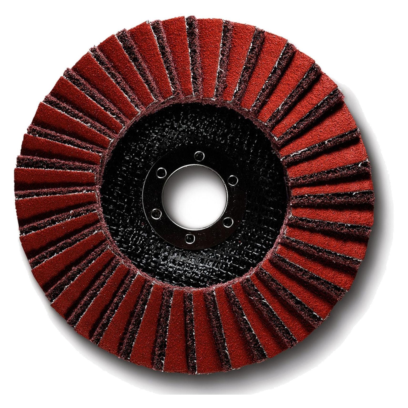 Fein 5x Fächerschleifscheibe 125mm weich (63730019010)