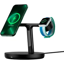 Baseus Swan 3-in1 Qi-Ladegerät – Induktives Laden für iPhone MagSafe, iWatch und AirPods