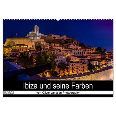Ibiza und seine Farben (Wandkalender 2026 DIN A2 quer), CALVENDO Monatskalender