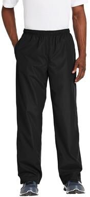 Sport-Tek PST74 Wind Pant in Black size 3XL   Polyester