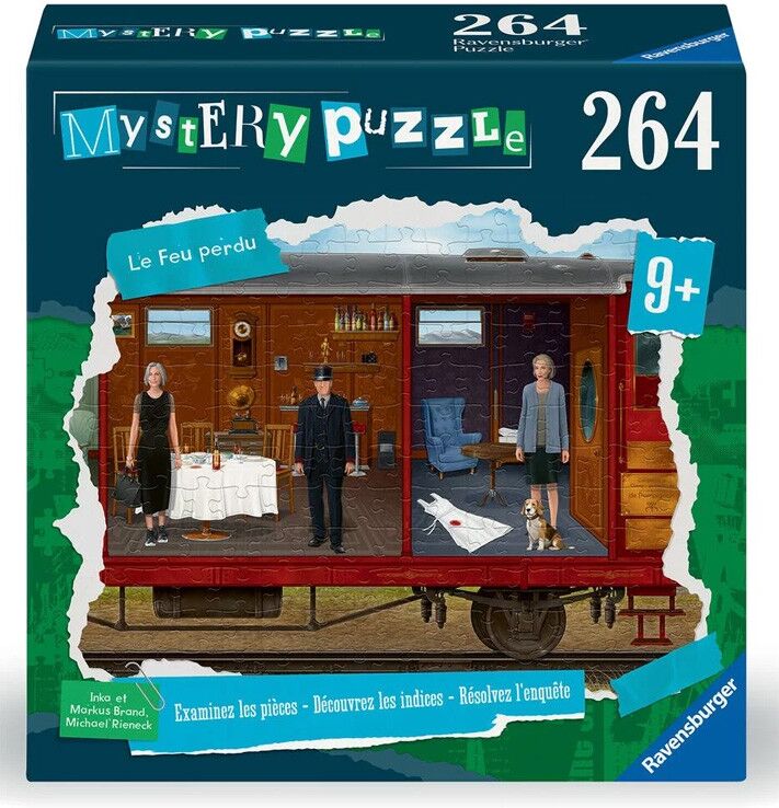 Ravensburger Mystery Puzzle 264 pièces - Le Feu perdu