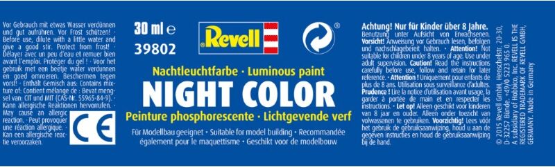 Night Color Peinture Phosphorescente 30ml - Revell