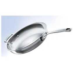 Le Creuset 3-Ply, Pfanne + Kochtopf, Silber