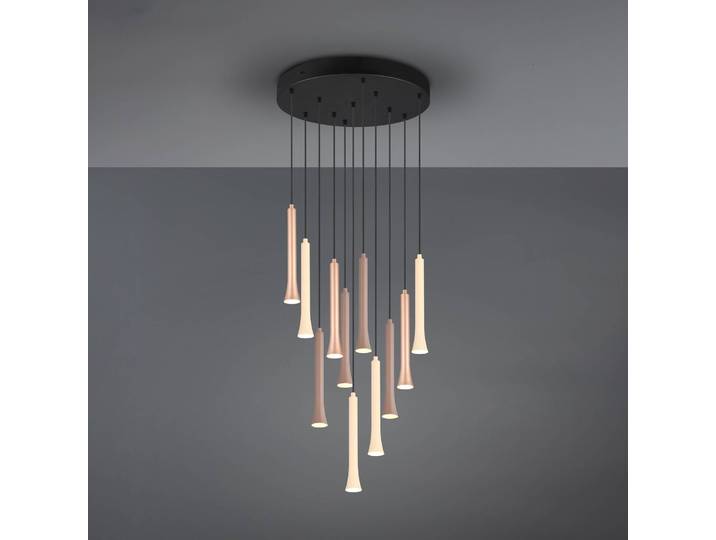 Trio Lighting Hängeleuchte Fiato, dimmbar, für Wohn- / Esszimmer, Metall