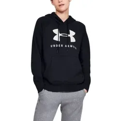 Under Armour Rival Fleece Sportstyle Hoodie Schwarz Medium Damen