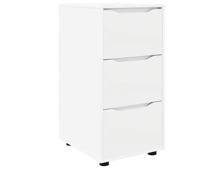 Armoire de rangement minimaliste - - Blanc - 40x48x81 cm - Bois d'ingénierie - Tiroirs spacieux