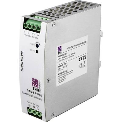 TRU COMPONENTS TC-13807988 Hutschienen-Netzteil (DIN-Rail) 48 V/DC 2.5 A 120 W Anzahl Ausgänge:1 x Inhalt 1 St.