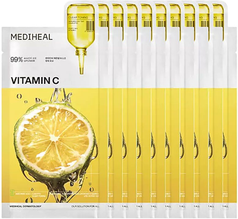 Mediheal - Vitamin C Essential Mask, 10 Stück, Multicolor