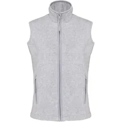 Kariban Damen Microfleece Gilet 'Melodie' Bodywarmer K906 ash heather S