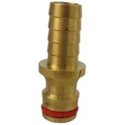 Nippel für Schnellkupplung, Verbindungsstück mit Stecker für Schlauch 1/2" MESSING BR-2012
