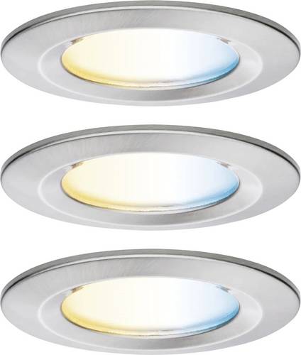 Paulmann 92443 LED-Deckenleuchte, LED-Einbauleuchte 6W Eisen (gebürstet)