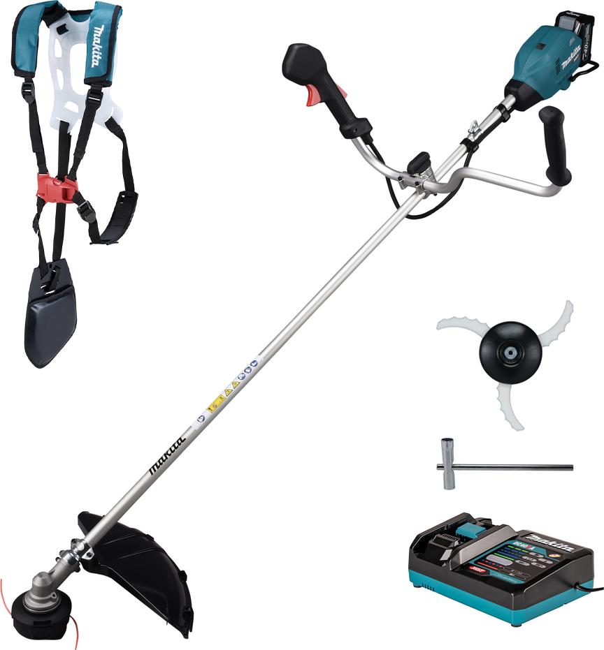 Freischneider XGT - MAKITA - mit Batterie 4.0Ah 40V Max - Ladegerät - Zubehör - UR006GM102