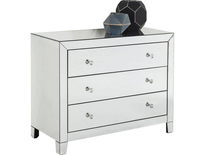 Kommode 91 cm Luxury, Weiß