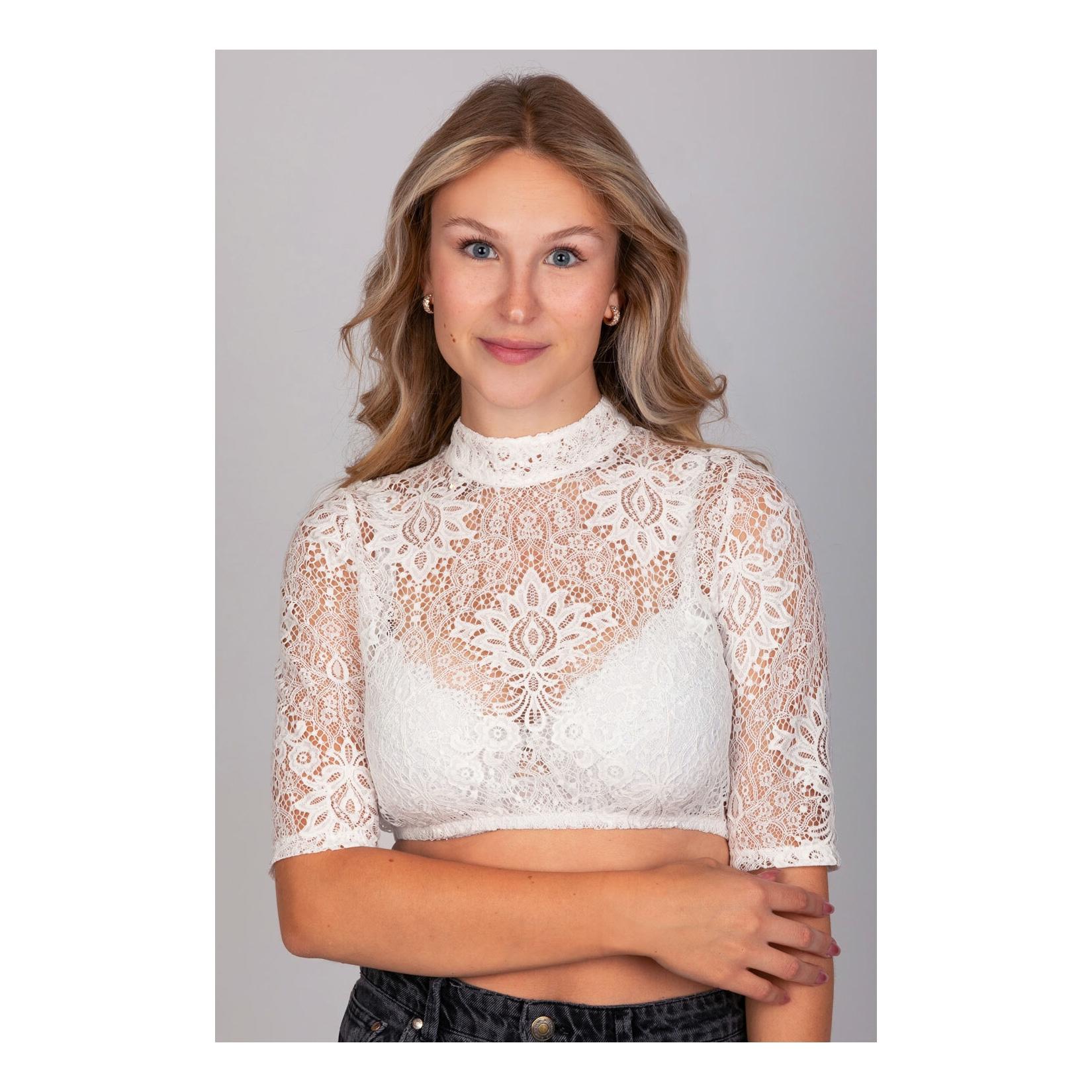 Dirndlbluse Sissi creme