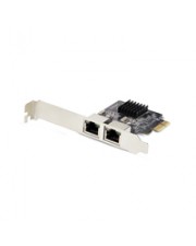 StarTech.com 2-Port Gigabit Netzwerkkarte PCI-Express LAN-Karte 2x Realtek RTL8111H 1Gbit PCIe 1.000 Mbps (ST1000SPEXD4T)