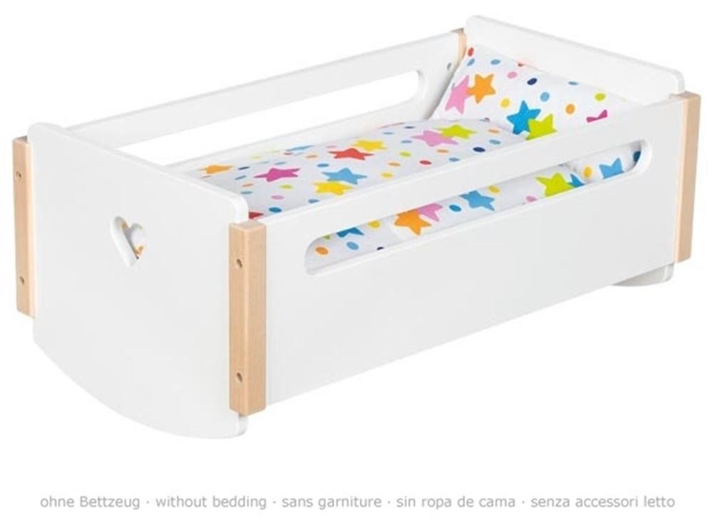 Gollnest & Kiesel Goki Poppenwieg van hout, hartvormig