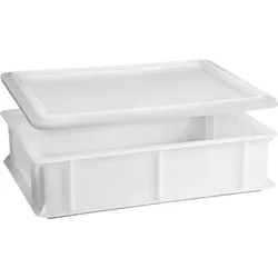 Geschlossene Servicebox 40x30x10h cm mit Deckel, 10 Liter
