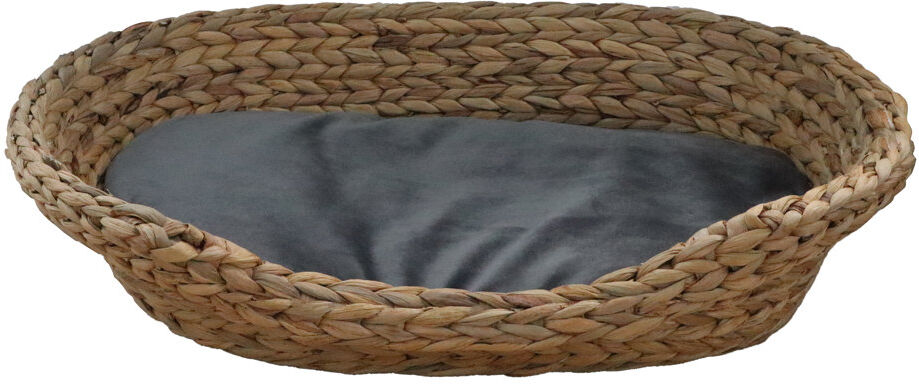 Archie & Oscar Drucker Oval Pet Bed Grey Small (11 -25 lbs)